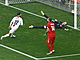 Gruzinec Georges Mikautadze stílí gól Turecku.