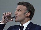 Emmanuel Macron na tiskové konferenci vysvtlil dvody vyhláení pedasných...