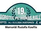 Logo 19. ronku Agrotec Petronas rally Hustopee, kter se jede 14. a 15....