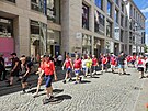 etí fanouci v ulicích Lipska ped veerním zápasem s Portugalskem.