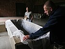 Jihlavské krematorium v souasné dob prochází rekonstrukcí pece a stechy.