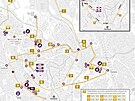 Mapa trasy Olomouckho plmaratonu.