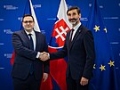eský ministra zahranií Jan Lipavský navtívil Slovensko. V Bratislav se...