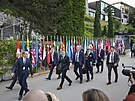 Zástupci desítek zemí svta se v sobotu seli  ve výcarsku ke dvoudennímu...