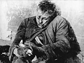 Zastelený rostovský pionýr Viktor erevikin (listopad 1941)