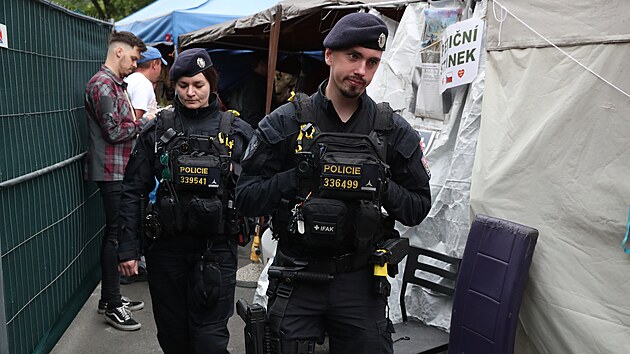 Policie ped adem vldy (13. ervna 2024)