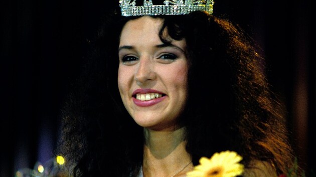 Renta Goreck z eskho Tna byla 31. bezna 1990 zvolena Miss eskoslovensko v ostravskm Palci kultury a sportu.