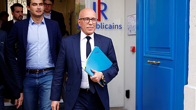 Éric Ciotti, p�edseda francouzských Republikán� (11. �ervna 2024)