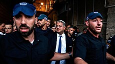 Izraelský ministr vnit�ní bezpe�nosti Itamar Ben Gvir na pochodu extremist�...