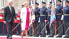 Slovenská prezidentka Zuzana aputová zahájila dvoudenní návtvu eské...