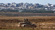 Izraelské tanky v Pásmu Gazy (17. ervna 2024)