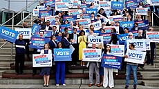 Rishi Sunak pi pedstavení programu Konzervativní strany ped ervencovými...