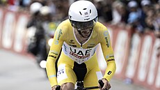 Adam Yates na trati záv�re�né �asovky Okolo �výcarska