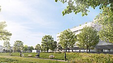 Zlínský kraj pedstavil plán na promnu Baovy nemocnice ve Zlín. Vizualizace...