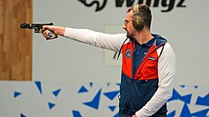 Martin Podhráský v závod Svtového poháru v Baku.