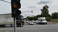 Klíová kiovatka nedaleko dálnice na zaátku Otrokovic se zmní.