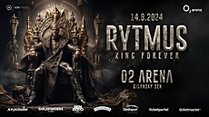 Plakát na Rytmusv koncert v O2 aren