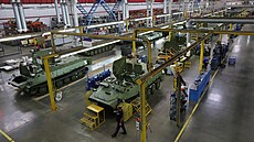 Ruská vojenská továrna v Tatarstánu (11. ervence 2023)