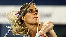 O�t�pa�ka Nikola Ogrodníková há�e ve finále mistrovství Evropy v �ím�.