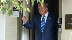 Bývalý americký prezident Donald Trump navtívil washingtonskou parlamentní...