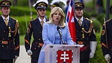 Slovenská prezidentka Zuzana aputová pednesla svj poslední projev ve funkci....