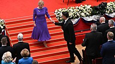 Inaugurace nového slovenského prezidenta. Odcházející hlav� státu Zuzan�...