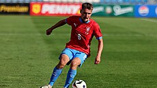 �eský zálo�ník Michal Sadílek b�hem p�ípravného zápasu proti Malt�