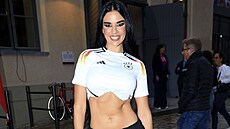 Ivana Knöllová se na Euru ukázala i v n�meckých barvách. (15. �ervna 2024)