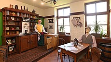 Historický výep: Prohlídka muzea zavede návtvníky i do dávné hospdky.