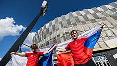 Generálka eského reprezentaního výbru v hradecké Malovické arén ped...