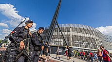 Generálka �eského reprezenta�ního výb�ru v hradecké Mal�ovické arén� p�ed...