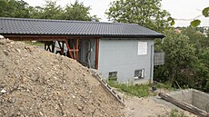 Stavba Filipa Turka, která nemá stavební povolení. (13. �ervna 2024)