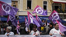 Demonstrace v Marseille proti krajní pravici, která se po vít�zství v...