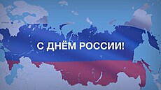 Video zveejnné Medvedvem, kde je území Ukrajiny vymalováno v barvách ruské...