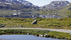 Norsk oblast Telemark, kde se nalo nejvt evropsk loisko kov vzcnch...