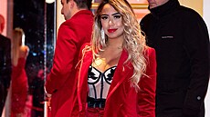 Rafaella Santosová na oslavě 27. narozenin svého bratra, slavného brazilského...