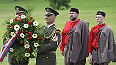 Pietní vzpomínka k 82. výroí vyhlazení obce Lidice, 15. ervna 2024.