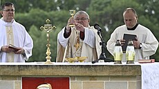 Pietní vzpomínka k 82. výroí vyhlazení obce Lidice, 15. ervna 2024.