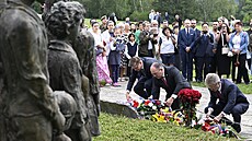 Pietní vzpomínka k 82. výroí vyhlazení obce Lidice, 15. ervna 2024.