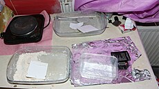 Policist zadreli vrobce drog v Ostrav pmo pi vrob metamfetaminu.