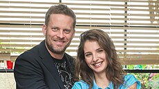 První klapka seriálu Jakub a Sara: Jakub Pracha a Sara Sandeva (4. ervna 2024)