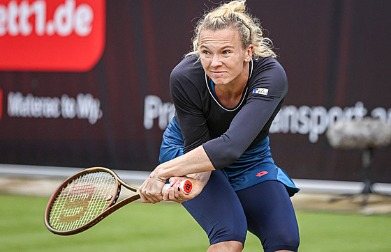 Kateřina Siniaková na turnaji v Berlíně.