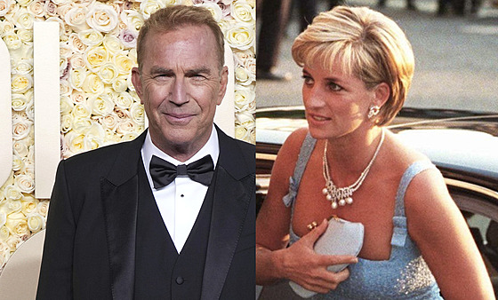 Kevin Costner a princezna Diana
