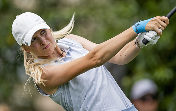 Tereza Koeluhová na turnaji European Tour v Beroun