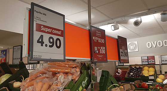 Paprika bílá z Ma�arska v Lidlu za 4,90 K�/kus (25.6.2024)