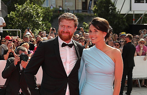 Jakub Voráek a Markéta Bureová na zahájení Mezinárodního filmového festivalu...