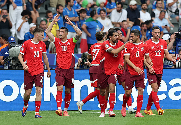 Švýcarsko - Itálie 2:0, nevýrazný výkon, obhájce poslali domů Freuler a Vargas