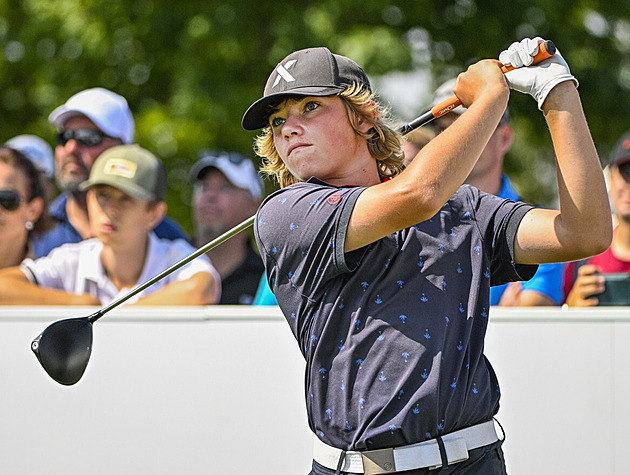 Čtrnáctiletý golfista Klein na turnaji v Amsterdamu cutem neprošel