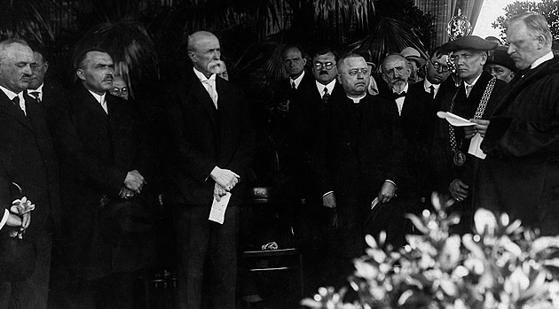 Masaryk před 100 lety poprvé navštívil „svou“ Masarykovu univerzitu v Brně