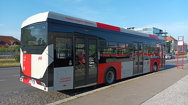 Návrat elektrobus koda 36BB / koda ECity   po  velké oprav do Prahy